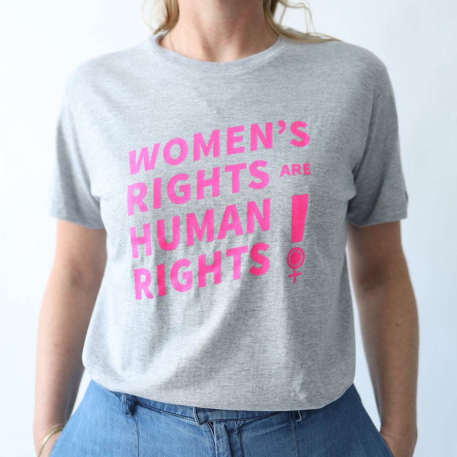 Women's rights are human rights - Grå/Pink