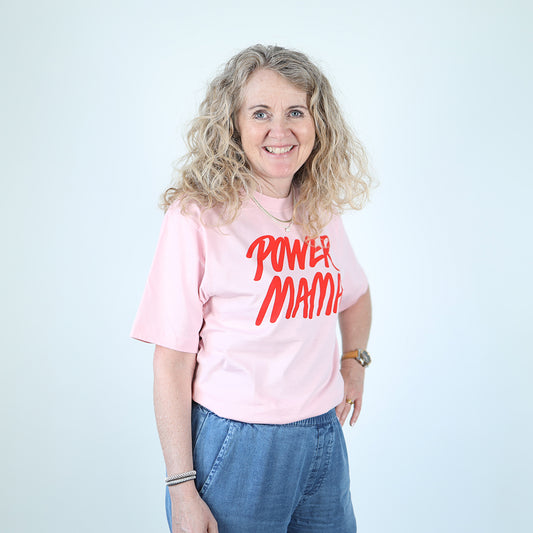 Power Mama t-shirt Pink/Red