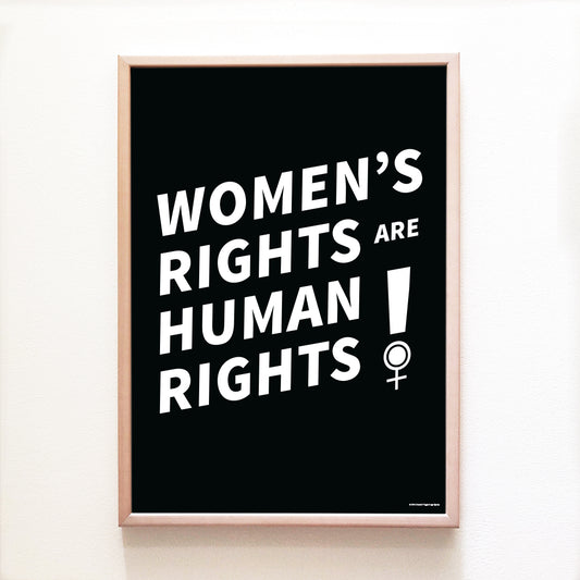Women's Rights are Human Rights Poster