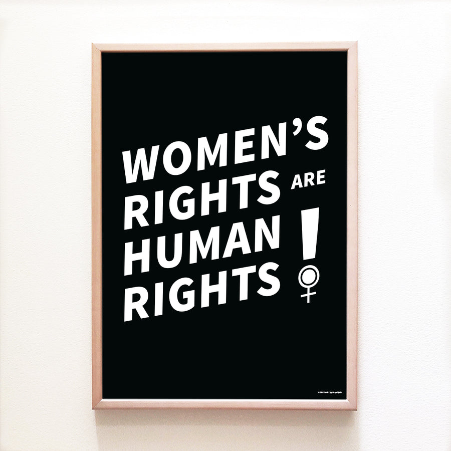 Women's Right are Human Rights Plakat