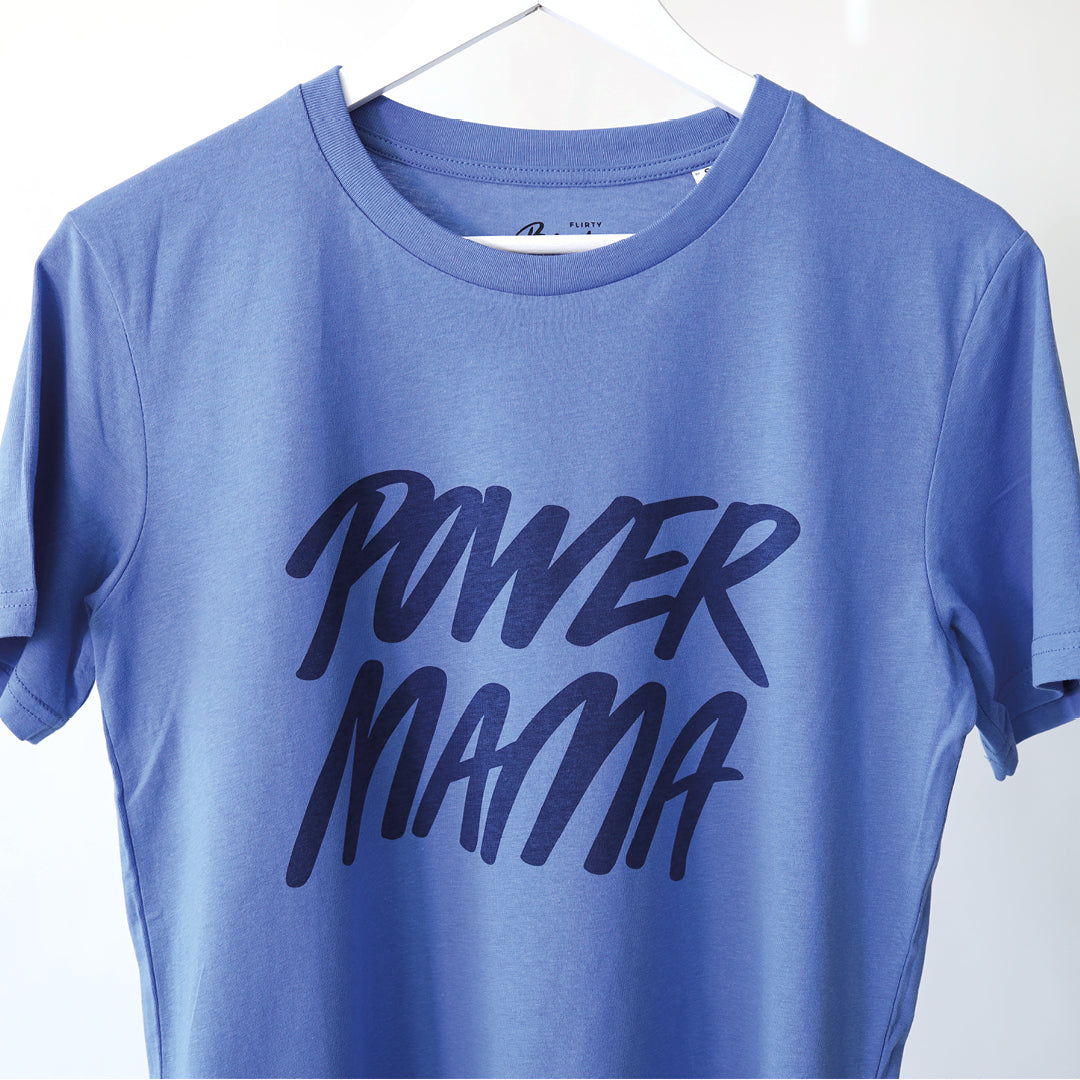 Power Mama T-shirt Blue