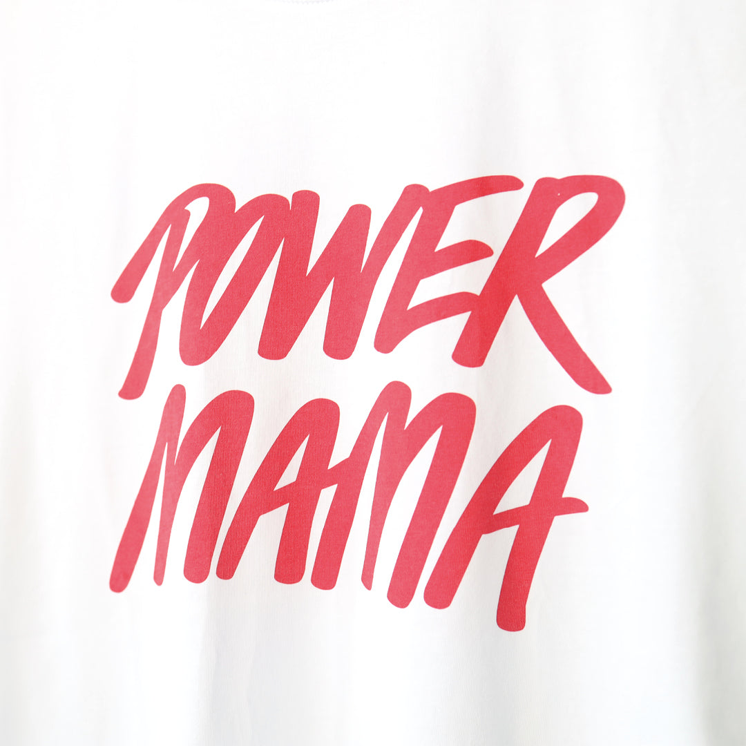 Power Mama t-shirt White/Red