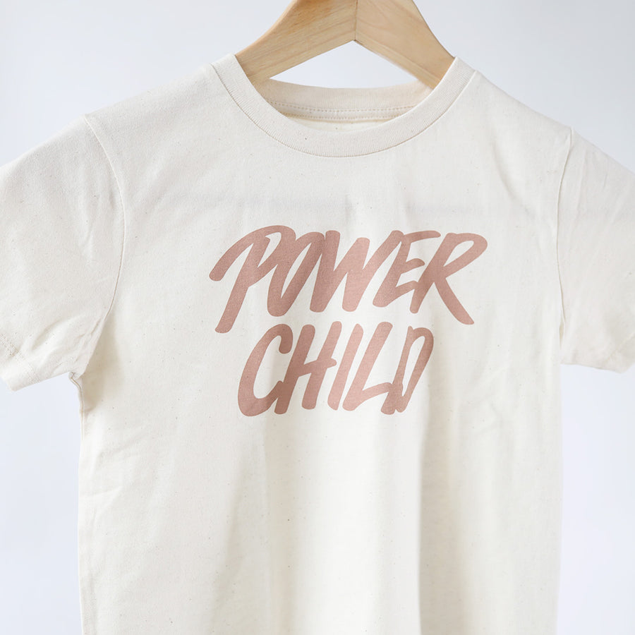Power Child Natural Raw - Børne t-shirt